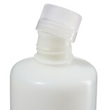 Nalgene&trade; 窄口氟化 HDPE 带盖瓶