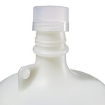 Nalgene&trade; 氟化带盖 HDPE 窄口瓶