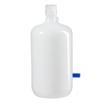 Nalgene&trade; LDPE 带龙头圆形大瓶