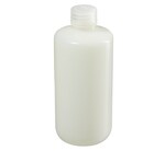 Nalgene&trade; 窄口氟化 HDPE 带盖瓶