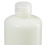 Nalgene&trade; 窄口氟化 HDPE 带盖瓶