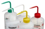 Nalgene&trade; Narrow-Mouth Right-to-Know LDPE Wash Bottles