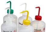 Nalgene&trade; Narrow-Mouth Right-to-Know LDPE Wash Bottles