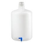 Nalgene&trade; LDPE 带龙头圆形大瓶