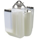 适用于 Thermo Scientific&trade; HAEMAFlex&trade; 12/16 转头的双筒血袋吊篮适配器