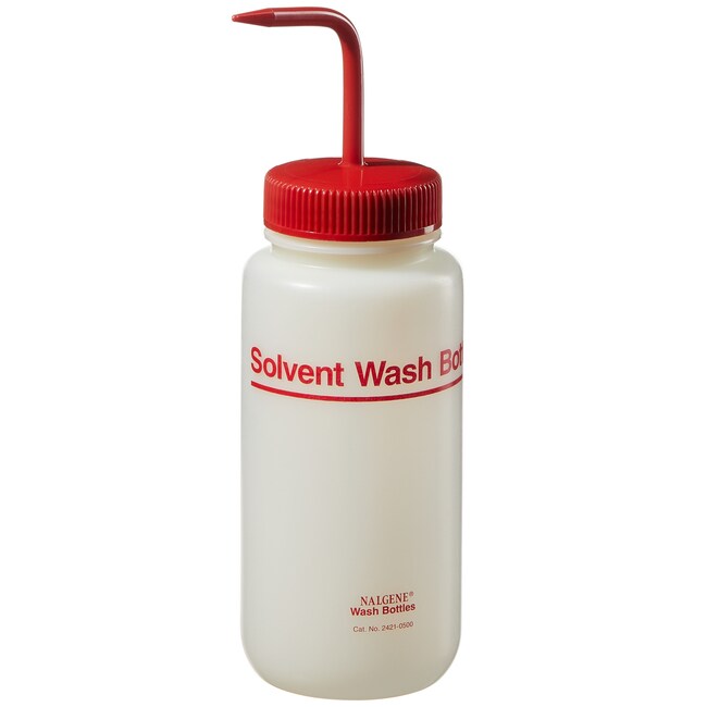 Nalgene&trade; Fluorinated HDPE Solvent Wash Bottle