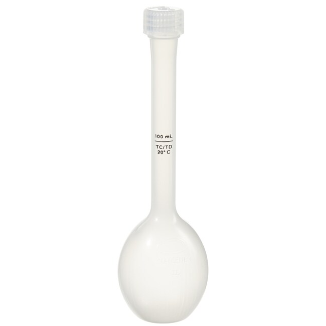 Nalgene&trade; Class B Polypropylene Copolymer Volumetric Flasks with Closure