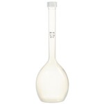 Nalgene&trade; Class B Polymethypentene (PMP) Volumetric Flasks with Screw Caps