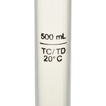 Nalgene&trade; Class B Polymethypentene (PMP) Volumetric Flasks with Screw Caps