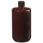Nalgene&trade; Large Narrow-Mouth Amber Bottles