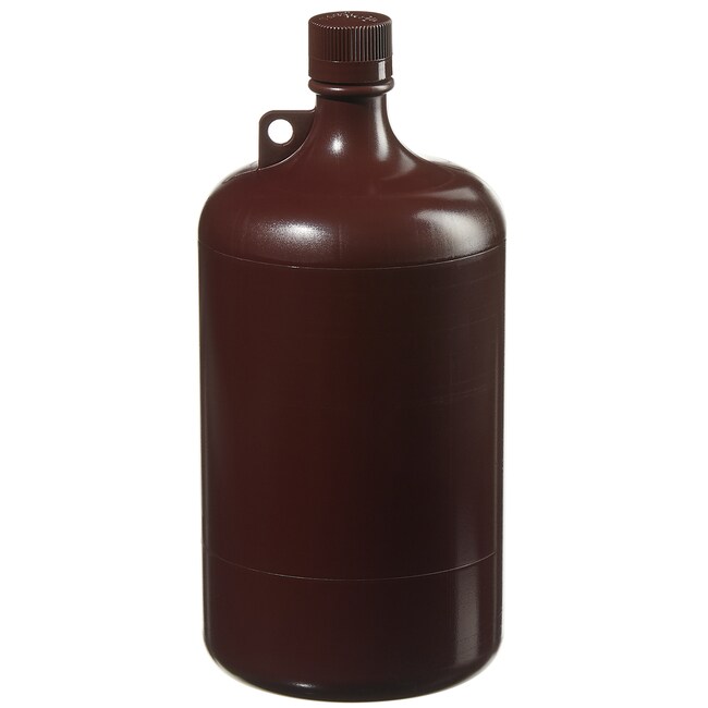 Nalgene&trade; Large Narrow-Mouth Amber Bottles