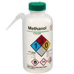 Nalgene&trade; Vented Unitary Right-to-Know LDPE Wash Bottles