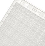 Nunc&trade; 384 孔浅孔标准高度聚丙烯储存微孔板