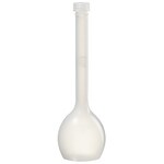 带盖 Nalgene&trade; B 级聚丙烯共聚物容量瓶