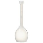 带盖 Nalgene&trade; B 级聚丙烯共聚物容量瓶