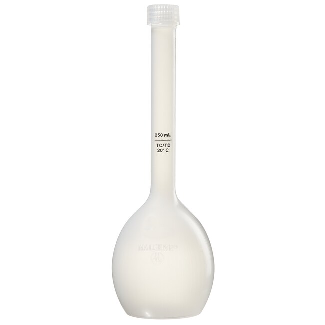 Nalgene&trade; Class B Polypropylene Copolymer Volumetric Flasks with Closure