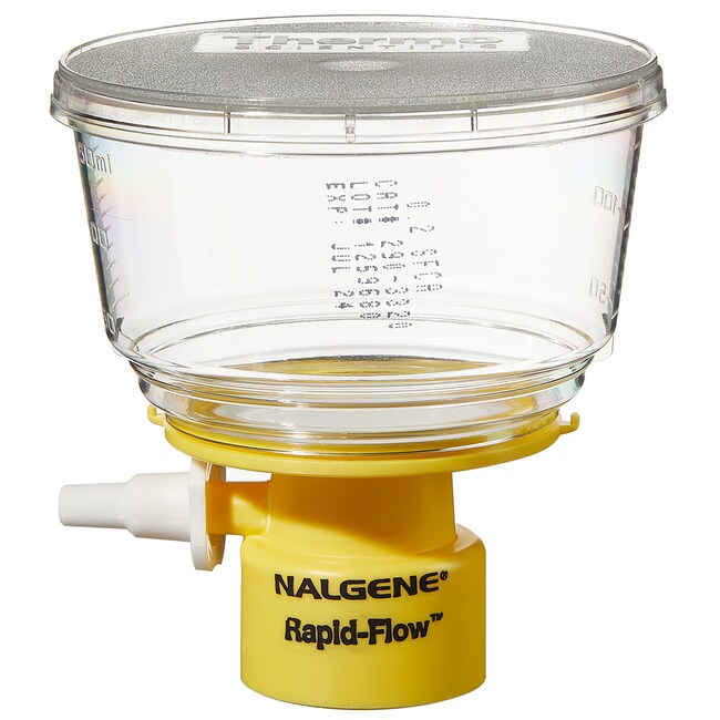 Nalgene&trade; Rapid-Flow&trade; 带 PES、CN、SFCA 或尼龙滤膜的无菌一次性瓶顶过滤器