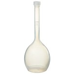 Nalgene&trade; Class B Polymethypentene (PMP) Volumetric Flasks with Screw Caps
