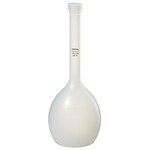 带盖 Nalgene&trade; B 级聚丙烯共聚物容量瓶