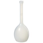 带盖 Nalgene&trade; B 级聚丙烯共聚物容量瓶