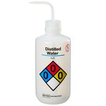 Nalgene&trade; Narrow-Mouth Right-to-Know LDPE Wash Bottles