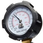 Nalgene&trade; Zinc/Aluminum Hand-Operated Vacuum Pump with Gauge