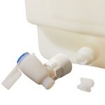 Nalgene&trade; 氟化 HDPE 带龙头大瓶