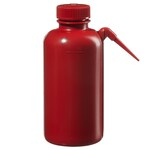 Nalgene&trade; Unitary&trade; 红色 LDPE 安全洗瓶