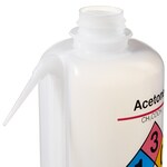 Nalgene&trade; Vented Unitary Right-to-Know LDPE Wash Bottles