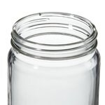 透明广口带盖高玻璃罐