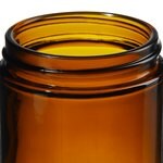 I-Chem&trade; Wide-Mouth Short-Profile Amber Glass Jars