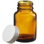 I-Chem&trade; 棕色广口带盖玻璃包装瓶