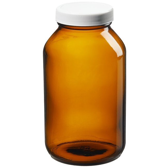 I-Chem&trade; 棕色广口带盖玻璃包装瓶