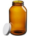 I-Chem&trade; 棕色广口带盖玻璃包装瓶