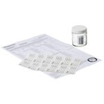 广口带盖矮型透明玻璃罐