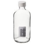 I-Chem&trade; Boston Round Narrow-Mouth Clear Glass Bottles with Closure