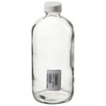 I-Chem&trade; Boston 圆形窄口透明带盖玻璃瓶