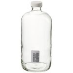 I-Chem&trade; Boston 圆形窄口透明带盖玻璃瓶