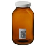 I-Chem&trade; 棕色广口带盖玻璃包装瓶