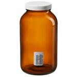 I-Chem&trade; 棕色广口带盖玻璃包装瓶