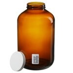 I-Chem&trade; 棕色广口带盖玻璃包装瓶