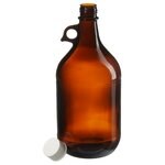 Boston 圆形棕色带盖窄口玻璃壶