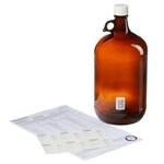 Boston 圆形棕色带盖窄口玻璃壶