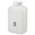 HDPE 内衬瓶盖矩形广口瓶，1000mL，认证级