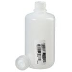 Nalgene&trade; 认证级 HDPE 窄口瓶，带聚丙烯螺旋盖