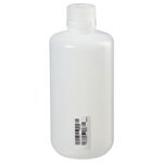 Nalgene&trade; 认证级 HDPE 窄口瓶，带聚丙烯螺旋盖