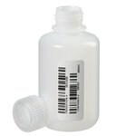 Nalgene&trade; 认证级 HDPE 窄口瓶，带聚丙烯螺旋盖