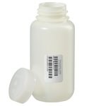 Nalgene&trade; 带盖无菌广口 HDPE 样品瓶