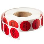 带颜色标记的样品警示标签