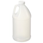HDPE Jugs with White LDPE Foam-Lined Polypropylene Screw Closure